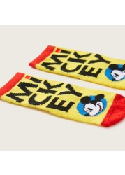 Disney Mickey Mouse Print Socks