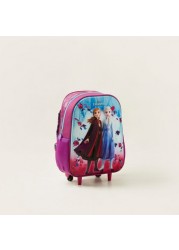 Disney Frozen II Printed 3-Piece Trolley Backpack - 12 inches