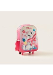 Disney Marie Print 3-Piece Trolley Backpack Set - 12 inches