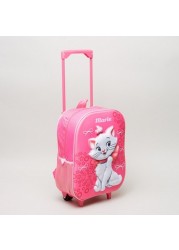 Disney Marie Print 3-Piece Trolley Backpack Set