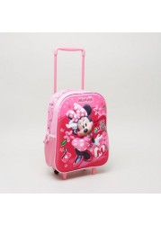 Disney Minnie Mouse Print 3-Piece Trolley Backpack Set - 12 inches