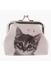 Puckator Textured Cat and Dog Meow Woof Tic Tac Purse