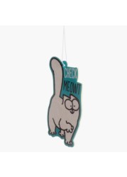 Puckator Vanilla Scented Simon's Cat Check Meowt Air Freshener