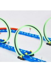 Tengleader Glow Power 49-Pieces Speed Track Racer Set