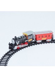 Classic Electric Train Playset with Light and Sound