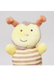 Juniors Plush Bee Rattle Toy