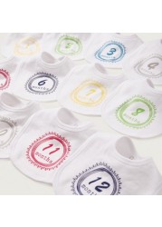 Juniors Printed Bib - Set of 12