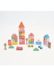 Juniors Wooden City Blocks Set - 40 Pieces