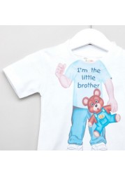 Just Add A Kid Printed T-shirt with Short Sleeves