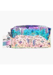 Create It! Galaxy Makeup Bag with Zip Closure