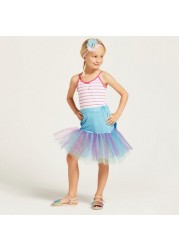 Charmz Mesh Tutu Skirt with Elasticised Waistband