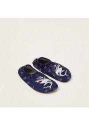 Slipstop Shark Print Slip-On