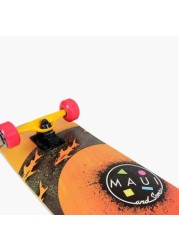 MAUI and Sons Sharknado Print Skateboard