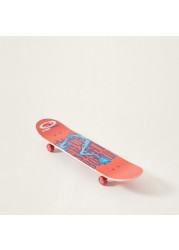 Street Runner Graphic Print Skateboard