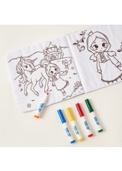 Juniors Colouring with Unicorn Washable Colouring Book and Markers Set