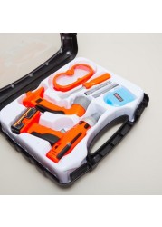 Fong Bo Toy Tool Case with Battery Operated Tools & Handtools