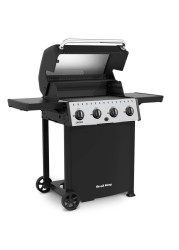 Broil King Crown Cart Classic 410 4-Burner Gas Grill W/Warming Rack