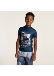 Spiderman Print 2-Piece Rashguard Set