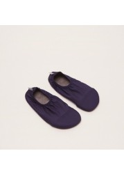 Slipstop Navy Junior Slip-On Shoes