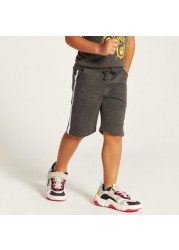 Juniors Panelled Shorts with Drawstring Closure and Pockets