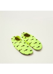 Slipstop Anti-Slip Shark Print Shoes