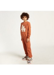 Juniors Solid Knit Joggers with Pockets and Drawstring Closure