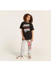 Reebok Logo Print Jog Pants with Pockets and Elasticated Waistband