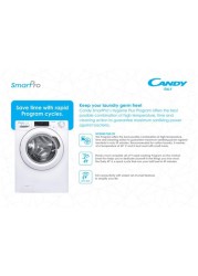 Candy SmartPro 9 kg Freestanding Front Load Washer, CSO 1495T3/1-19 (1400 rpm)