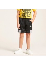 adidas Stripe Detail Shorts with Pockets and Elasticised Waistband