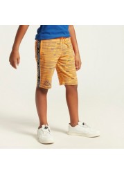 Kappa Solid Shorts with Elasticated Closure and Pockets