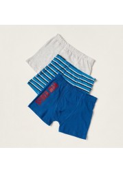 Spiderman Print Boxers - Set of 3