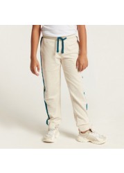 Juniors Solid Knit Joggers with Pockets and Drawstring Closure