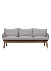 Maine 3-Seater Wood Rope Sofa Generic (203 x 77 x 67 cm)