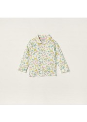 Juniors Butterfly Print Long Sleeve Shirt and Pyjama Set