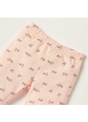 Juniors Printed Pyjama with Elasticated Waistband