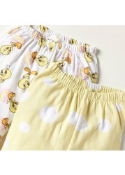 Tweety Print Leggings - Set of 2