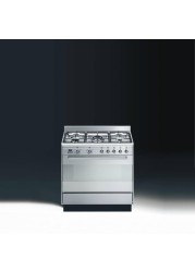 Smeg Freestanding Concert 5-Burner Combination Gas Cooker, SUK91MFX9 (90 x 90 x 60 cm)