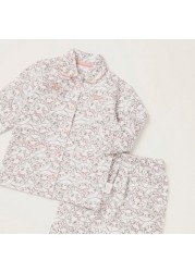 Disney All-Over Marie Print Shirt and Pyjamas Set