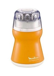 Moulinex - Electric Coffee Grinder 50g 180W AR1100 Orange/White/Clear