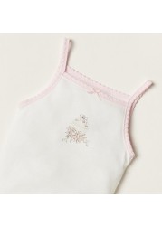 Giggles Printed Sleeveless Bodysuit