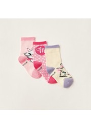 Disney Marie Print Socks - Set of 3