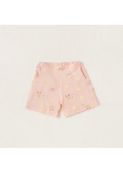 Juniors Printed Shorts with Semi-Elasticated Waistband - Set of 2