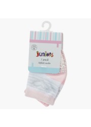 Juniors Printed Socks - Set of 3