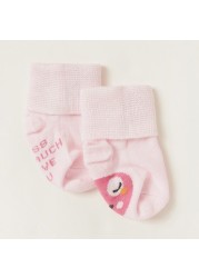 Giggles Print Socks