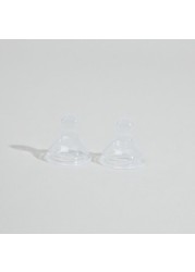 BABY-NOVA Silicone Anti-Colic Teats - Pack of 2