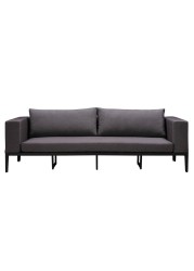 Aruba Deluxe 3-Seater Aluminium Sofa W/Cushion Generic, (250 x 100 x 72 cm)