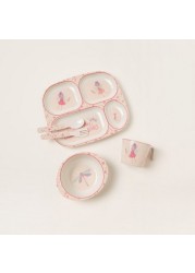 Juniors Fairy Print 5-Piece Dinner Set