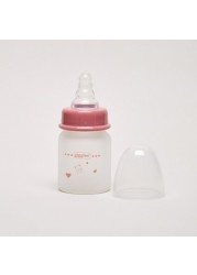 Giggles Glass Feeding Bottle with Silicone Sleeve - 50 ml