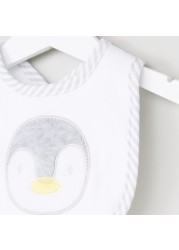 Juniors Applique Detail Bib with Button Closure