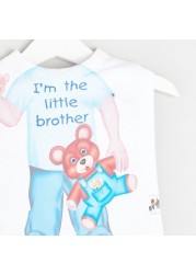 Just Add A Kid Printed Bib with Hook and Loop Closure